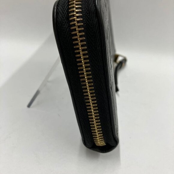Louis Vuitton Monogram Empreinte Leather Zippy Long Wallet Black LV - Picture 11 of 15